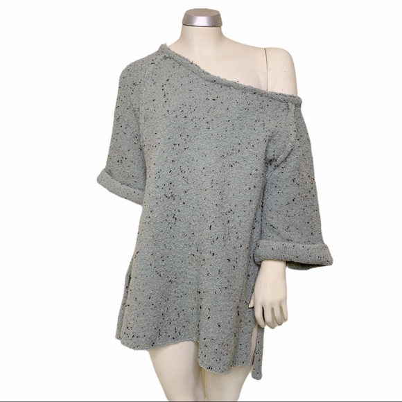 Free People Mint Green Speckled Sweater - Picture 2 of 16